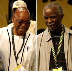 Zuma and Mbeki